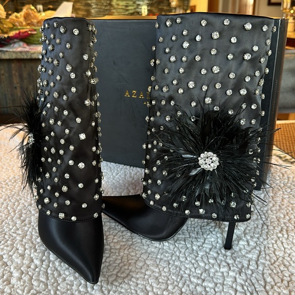 NWT Azalea Wang Blaise Stilletto Heel Boots Sz 6.5 - Picture 4 of 14